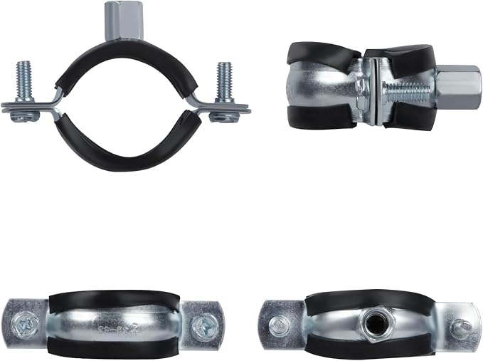 4 PCS Split Ring Pipe Hanger, Heavy Duty Adjustable Pipe Bracket Clamp - Image 4