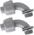 2Pcs 3/4" NPT Liquid-Tight Connector, 90-Degree | Electrical Conduit Connector by LifCratms