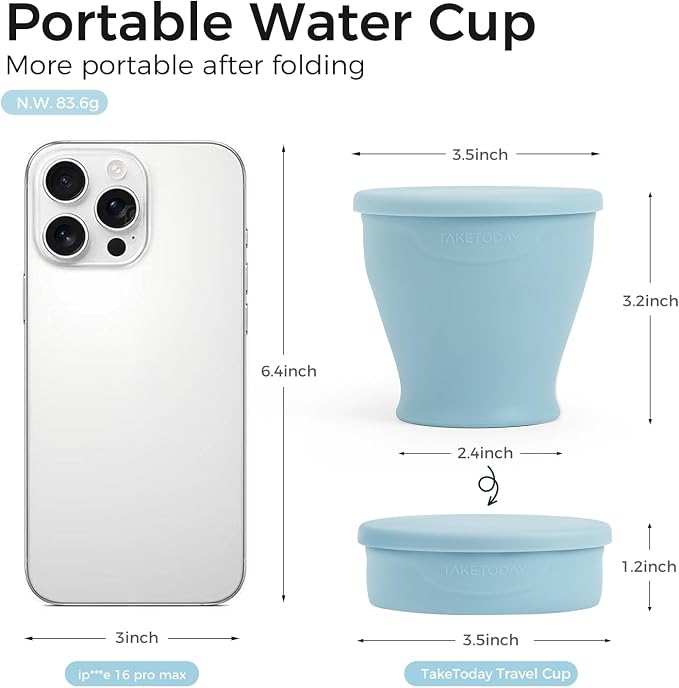 TakeToday Collapsible Travel Cup - Image 6