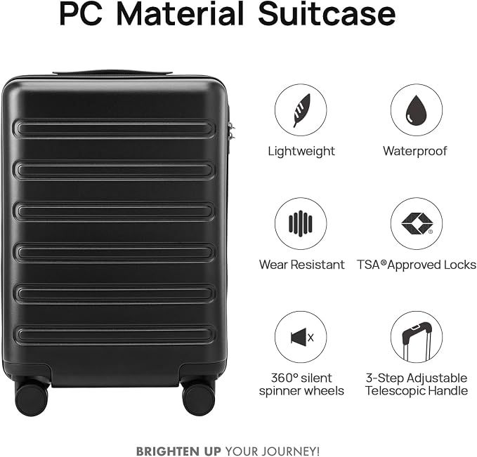 NINETYGO Large Checked Luggage 28 Inch, Checking In Luggage - Image 2