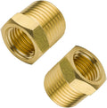 Brass Pipe Fitting Hex Bushing, 3/8" NPT Male to 1/4" NPT Female 1200psi by Legines