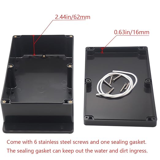 Junction Box IP65 Waterproof ABS Plastic Electrical Project Case Power Junction - Image 4