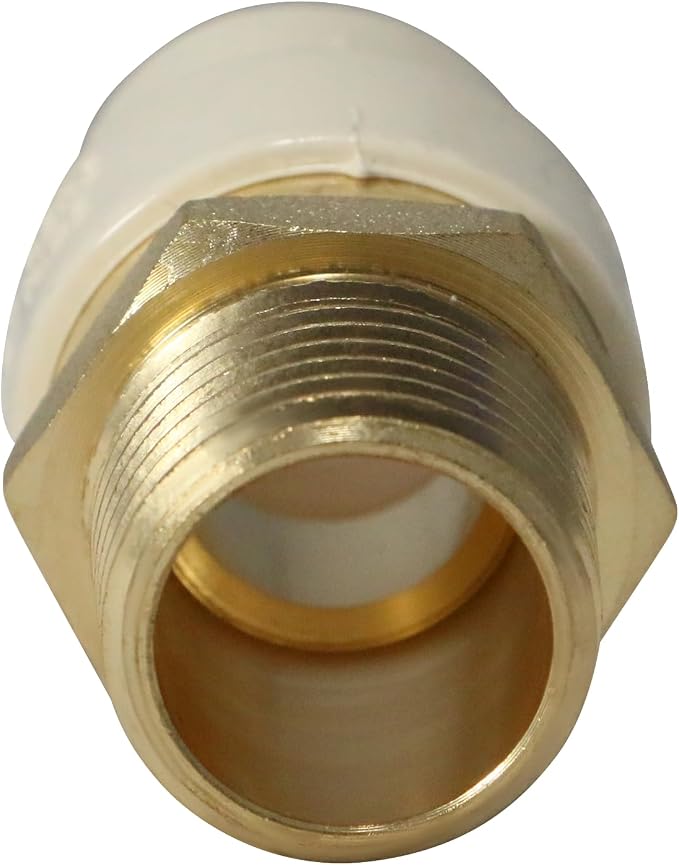25 Pack XFITTING 1/2" Male CPVC Adapter, 1/2 MNPT CPVC Coupling - Image 5