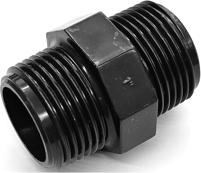 4PCS 1" PVC Hex Nipple Fitting, G1 X G1 Male Thread Coupling Adapter, Pipe - Image 3