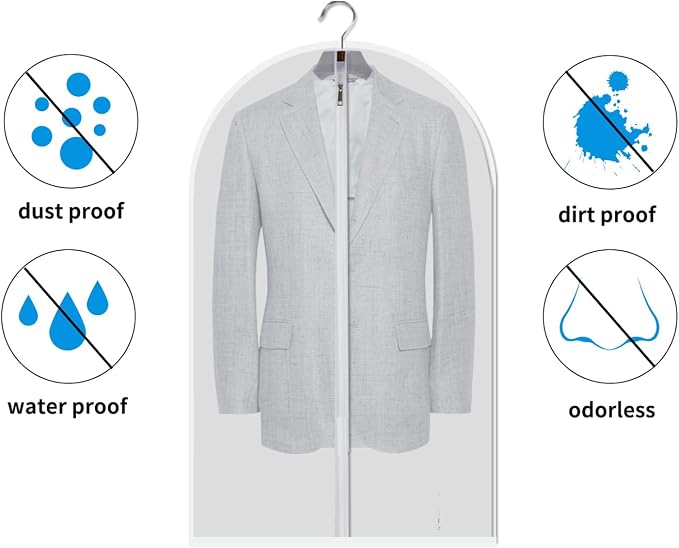 Clear Garment Bags Clothes Covers Protecting Dusts - Image 6