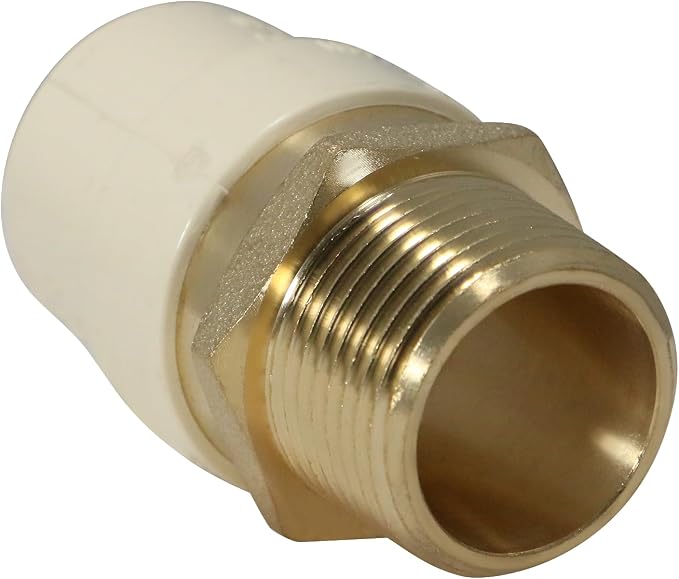 10 Pack XFITTING 3/4" Male CPVC Adapter, MNPT CPVC Coupling - Image 2