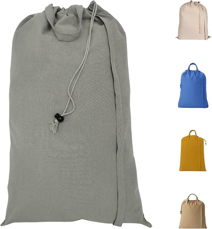LFH Home Cotton Canvas Extra Large Laundry Bag by LFHHomePrivateLimited