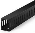 1.6"H x 1.2"W Cable Raceway, 6ft Under Desk Wire Management Channel, 2 Pack by ZhiYo