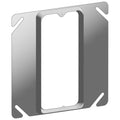 5/8" Raised Mud Rings, Square Device Cover, 1-Gang Outlet Cover, 4x4 Inch by AirmontProducts
