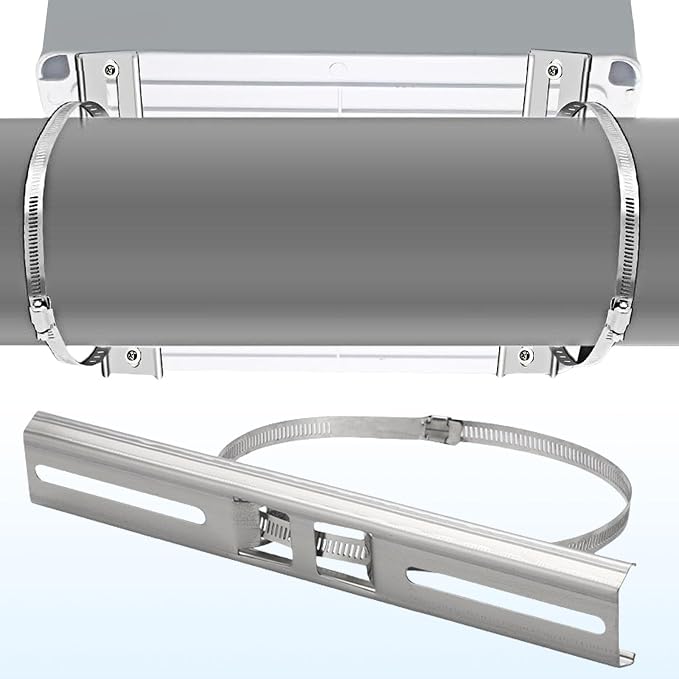 Sign Mounting Bracket, Pole Mounting Kits, 304 Stainless Steel Brackets - Image 5