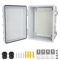 Electrical Junction Box, IP67 Waterproof Outdoor Box ABS Plastic Enclosure by Qukipet
