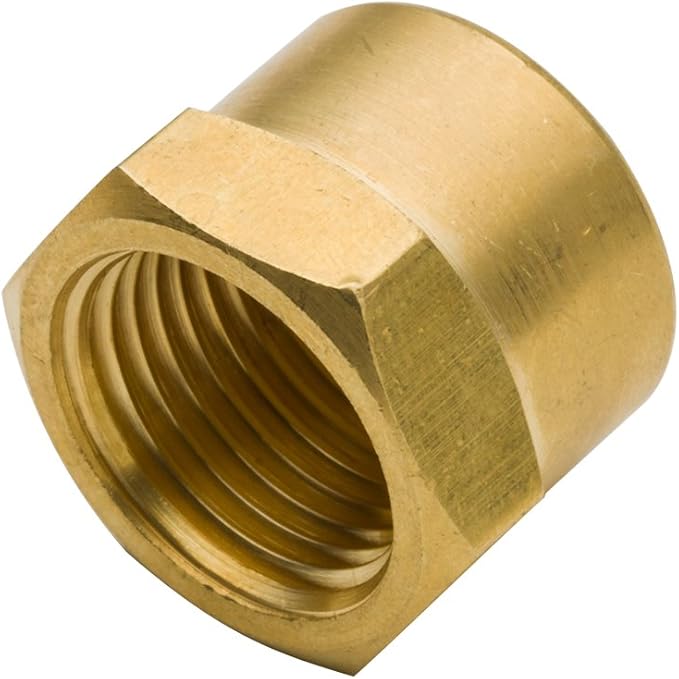 Vis Brass Pipe Fitting, Hex Head Cap, 3/4" NPT Female by VisHomeYard