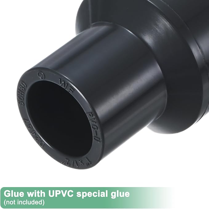 M METERXITY 2-Pack UPVC Reducer Pipe Fitting - Image 4