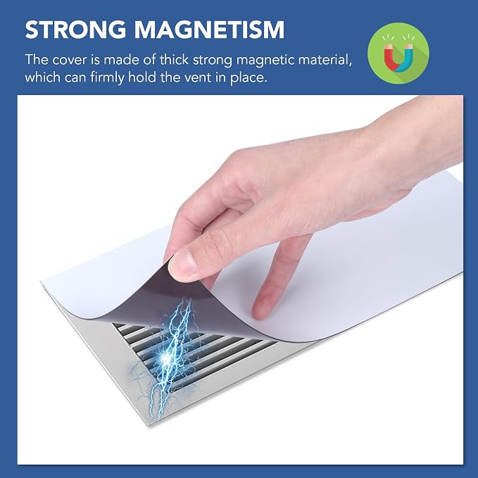 DIYMAG Magnetic Vent Covers-8" x 15.5", 4 Pack Vents Cover - Image 3