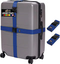 GORILLA GRIP Heavy Duty Adjustable Luggage Straps by GorillaGrip