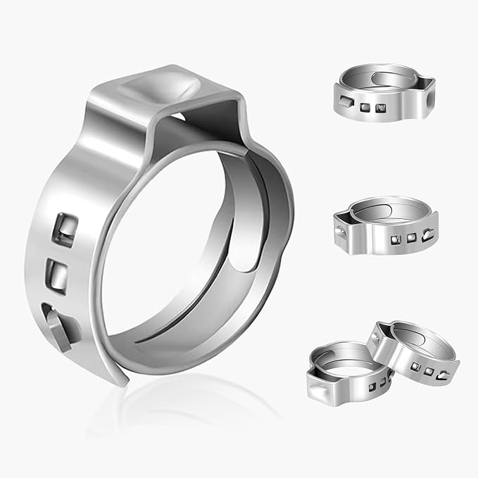 500Pack Seelink 1/2 Inch PEX Cinch Clamp Rings, Crimp Rings by Seelink