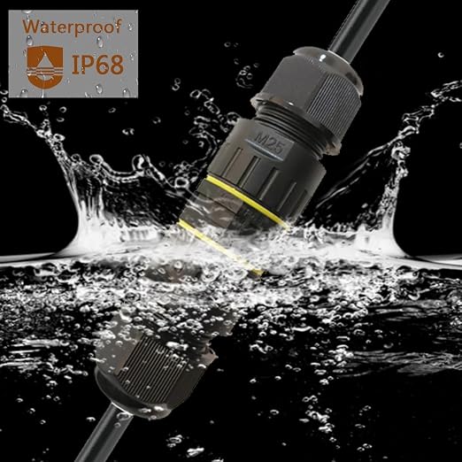 CESFONJER 1Pcs IP68 Waterproof Junction Box 2/3 Way Line M25 Extension - Image 3