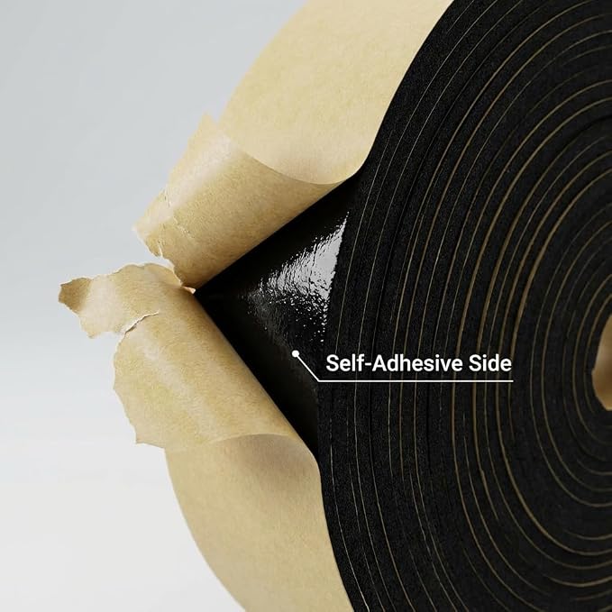 QWORK Pipe Wrap Insulation, Waterproof Foam Insulation Tape Adhesive - Image 4