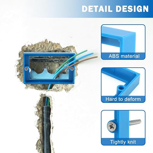 6pcs 1/2" Single Gang Outlet Box Extenders - Image 6