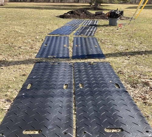 4Pcs 3' x 6' Ground Protection Mats w/ 6 Pcs Single Connectors - Image 4