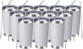 MEWAY 20oz Tumbler 12 Pack Double Wall Vacuum Insulated Travel Mug Bulk by MEWAY
