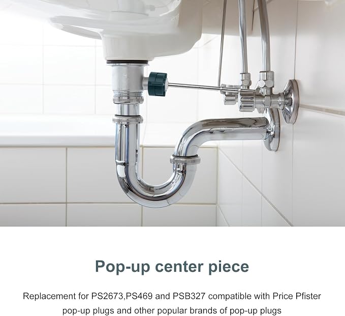 Lavatory Pop-Up Drain Assembly Kit – Sink Ball/Pivot Rod Replacement - Image 5
