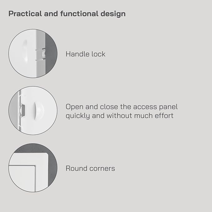 Vent Systems 6'' x 6'' Inch Metal Access Panel - Image 3