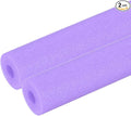 PATIKIL Pipe Insulation Foam Tube Foam Pipe Tubing Covers Purple 2Pcs | 1/2" ID by PATIKIL