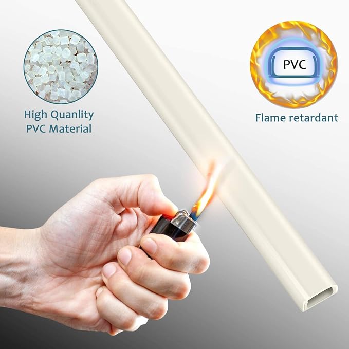 ZhiYo Cable Hider Raceway Kit, Wire Hiders - Image 4