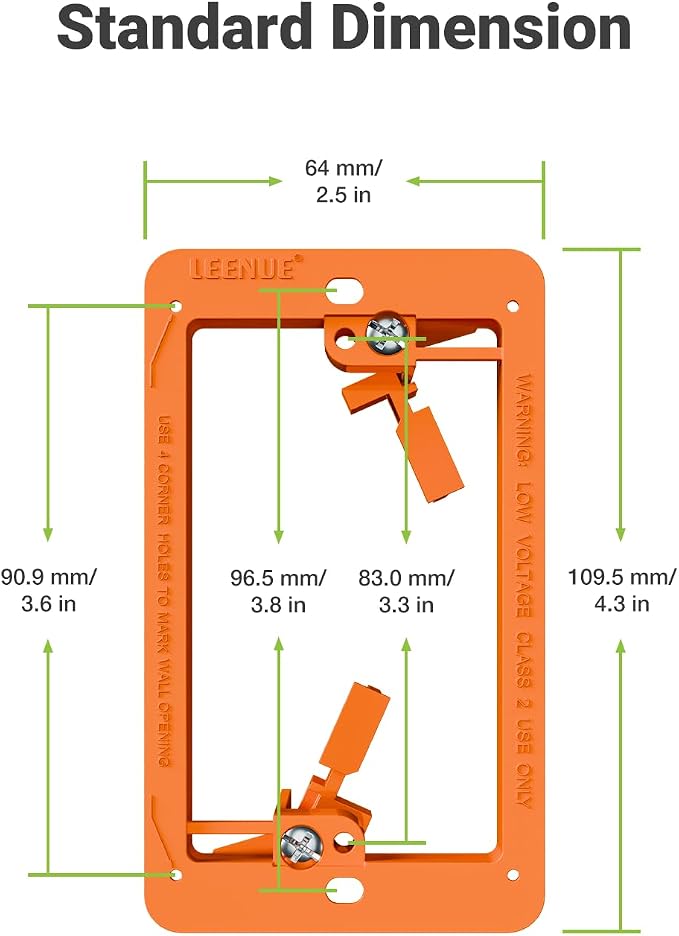 12 Pcs Low Voltage Mounting Bracket - Image 2