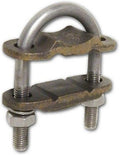 Morris 91758 Morris Products 91758 U Bolt Ground Clamp, 2 Conductors, #4 by Morris