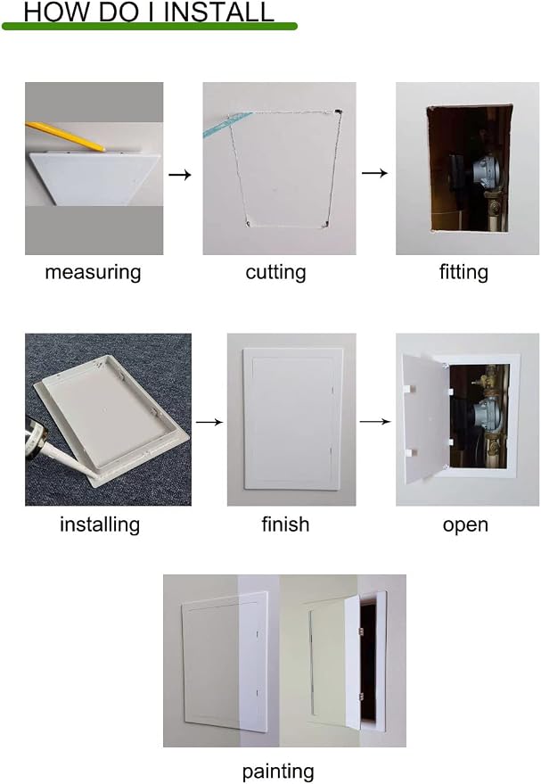 Fengze Access Panel Plastic 4"x 6" Access Door - Image 6