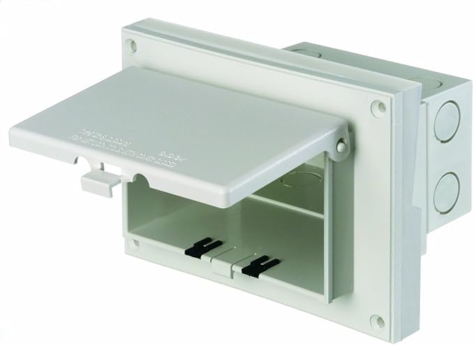 Arlington DBHR141W-1 Low Profile IN BOX Electrical Box by Arlington