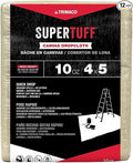 Trimaco SuperTuff 10 oz Thick Heavyweight Canvas Drop Cloth, 4-feet x 5-feet by Trimaco