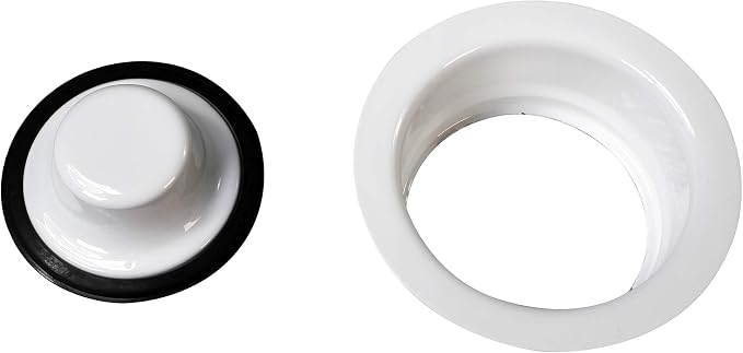 Westbrass R2089-50 4-1/4" Kitchen Sink Waste Disposal Drain Flange and Stopper - Image 3