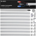 Cord Covers for Wires on Wall - 150in Cable Management Cable Hider - Cord by EVEO