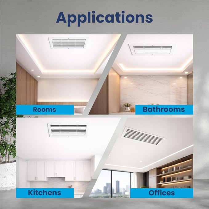 14x12 Aluminum Wall Ceiling Air Return Vent Cover HVAC Rustproof Grille - Image 7