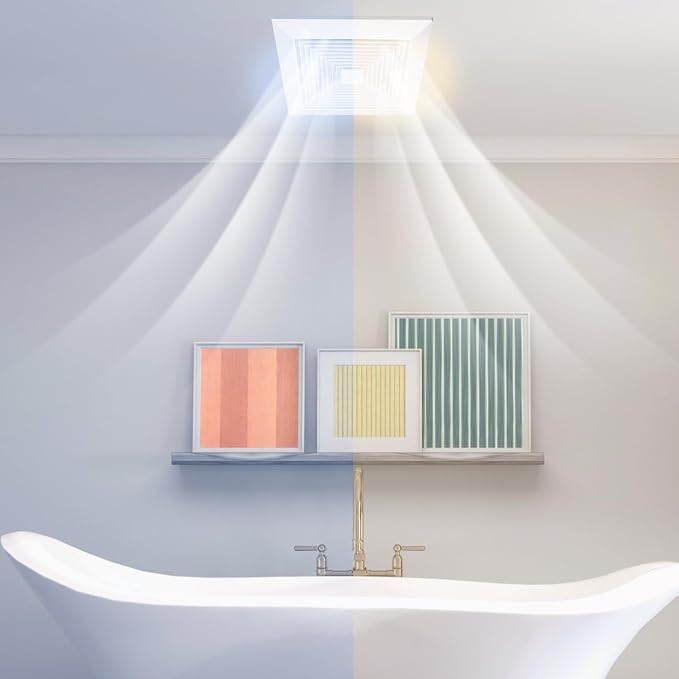 Baquler 2 Pcs 9.84 x 9.84'' Exhaust Bathroom Fan Cover - Image 5
