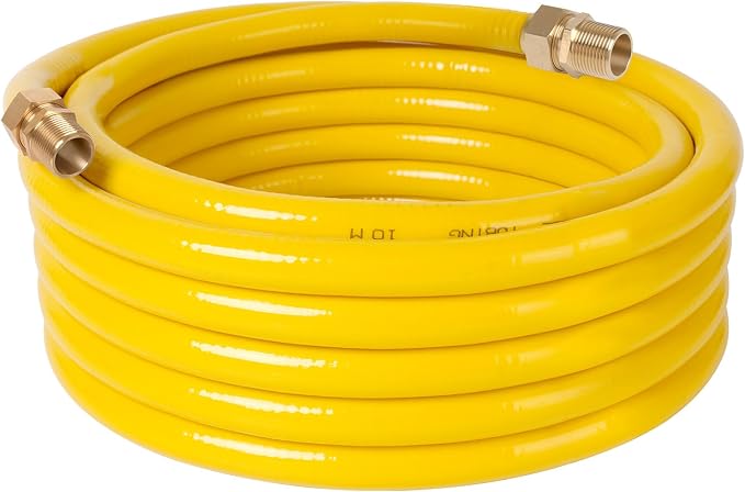 33Ft 3/4" CSST Gas Line, Flexible Stainless Steel Tubing Pipe | Anti-Cracking by AnythingYouWant