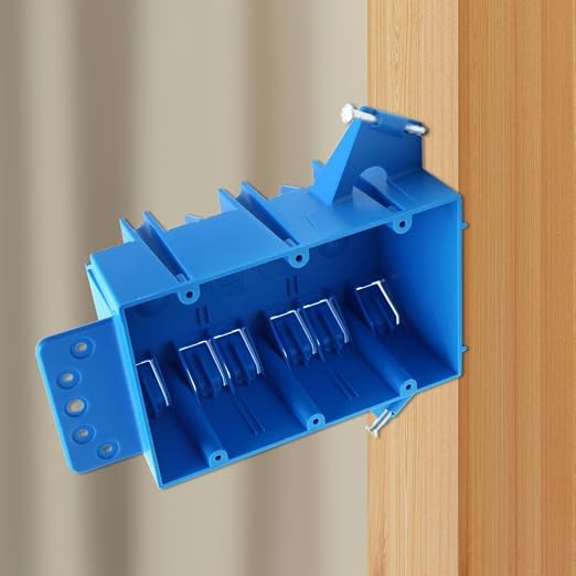 3-Gang PVC New Work Electrical Box, 3 Pack | 5-7/8-in Length by 3-2/3-in Width - Image 6