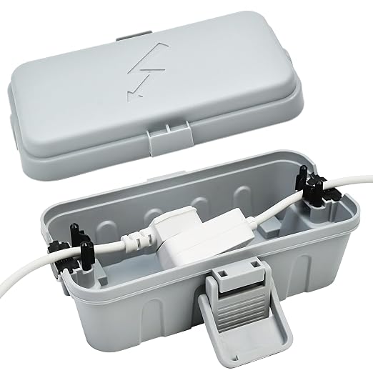 Hrensaw Small Weatherproof Electrical Connection Box, Outdoor Electrical Box - Image 3