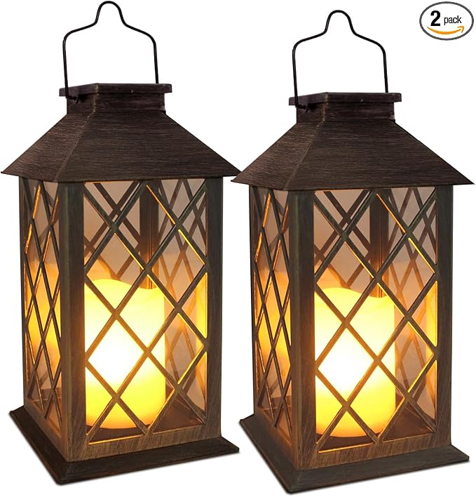 SHYMERY Solar Lanterns, Hanging Outdoor Lantern by SHYMERY