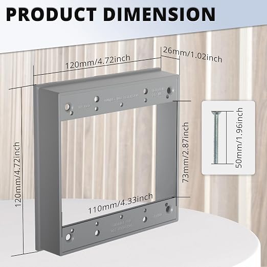 2-Gang Weatherproof Extension Ring, 1-1/32 in - Image 5