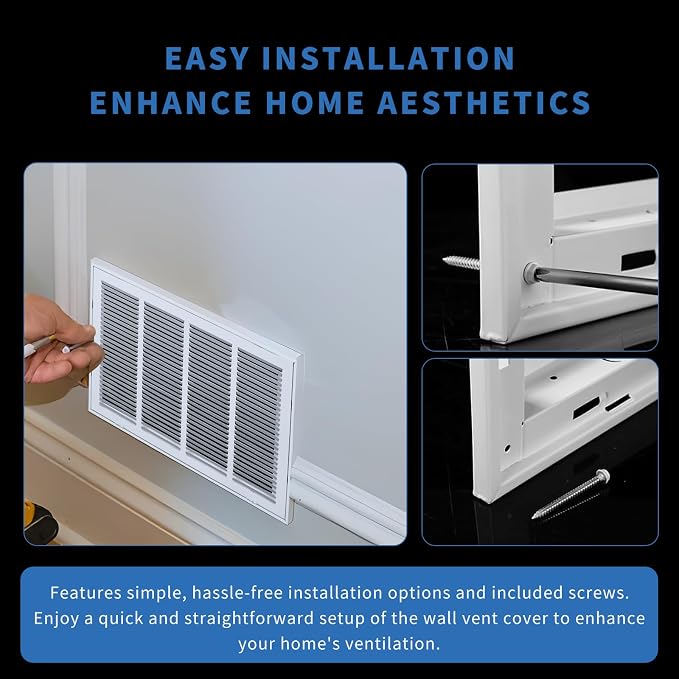 20x16 Return Air Grille, Return Air Vent Cover - Image 3