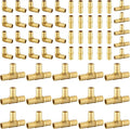 60 Pack Foskan 1/2 Inch PEX Barb Crimp Fittings Set | 20 Pieces Each:Elbow by Unknown