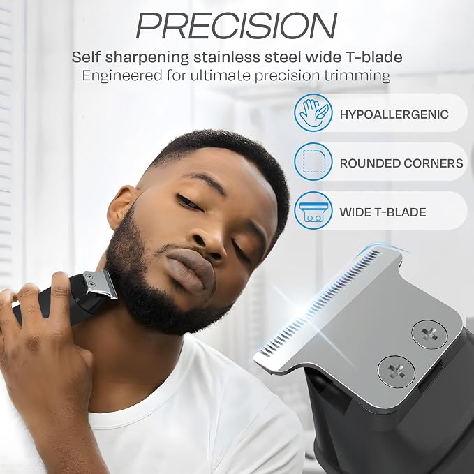 HUMMINGBIRD MK1 Compact Trimmer – Portable Electric Beard & Body Hair Trimmer - Image 3