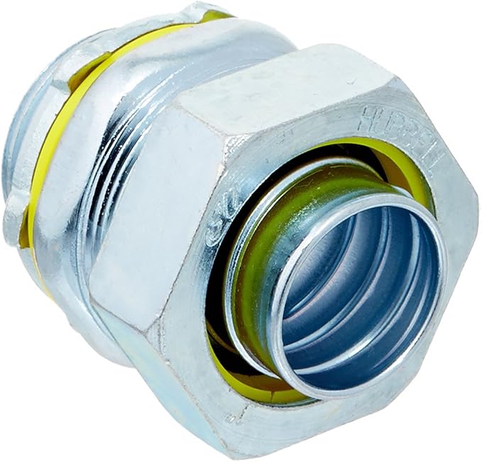 Hubbell-Raco 3404-8 Connector, Liquid Tight, 1-Inch Trade Size, Flex and Type B - Image 2
