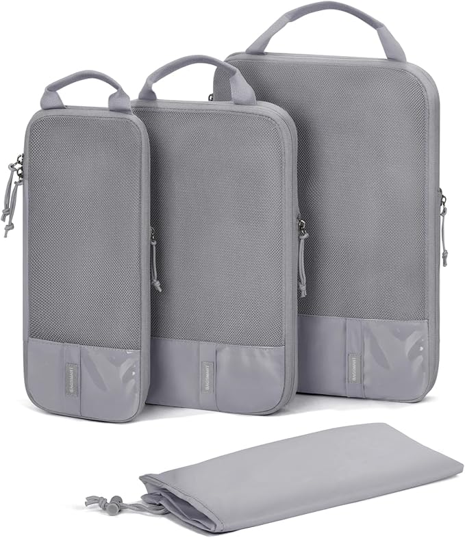BAGSMART 6 Set /4 Set/2 Set Compression Packing Cubes by BAGSMART