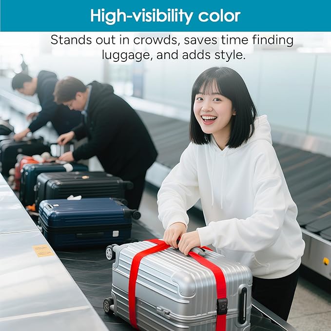 Travel Inspira Luggage Straps for Suitcases - Image 4