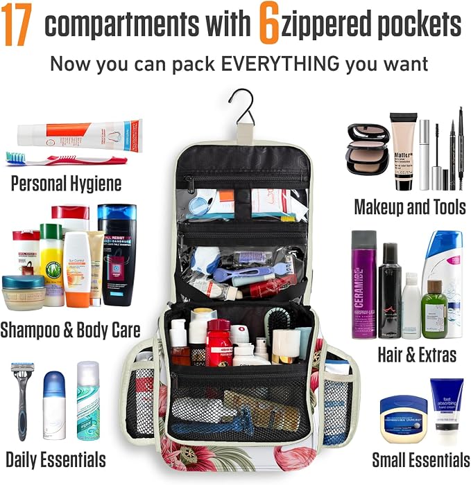 VENTURE 4TH Hanging Travel Toiletry Bag - Image 3